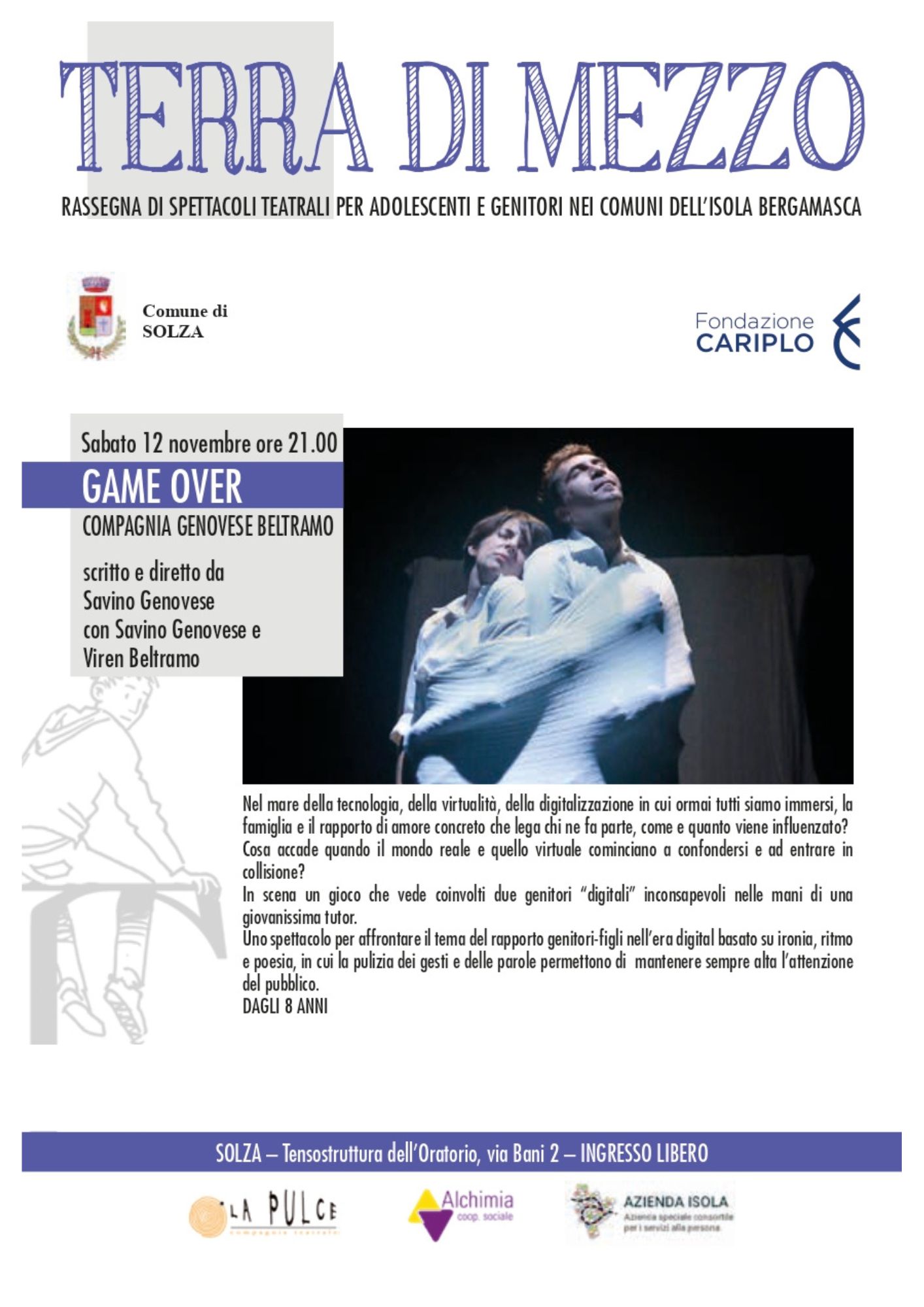 Terra di Mezzo - GAME OVER - Sab 12 nov ore 21.00 - Ingresso libero