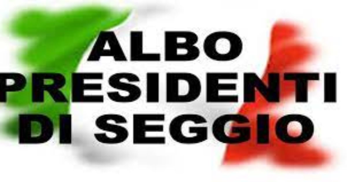 Iscrizione Albo presidenti di seggio elettorale