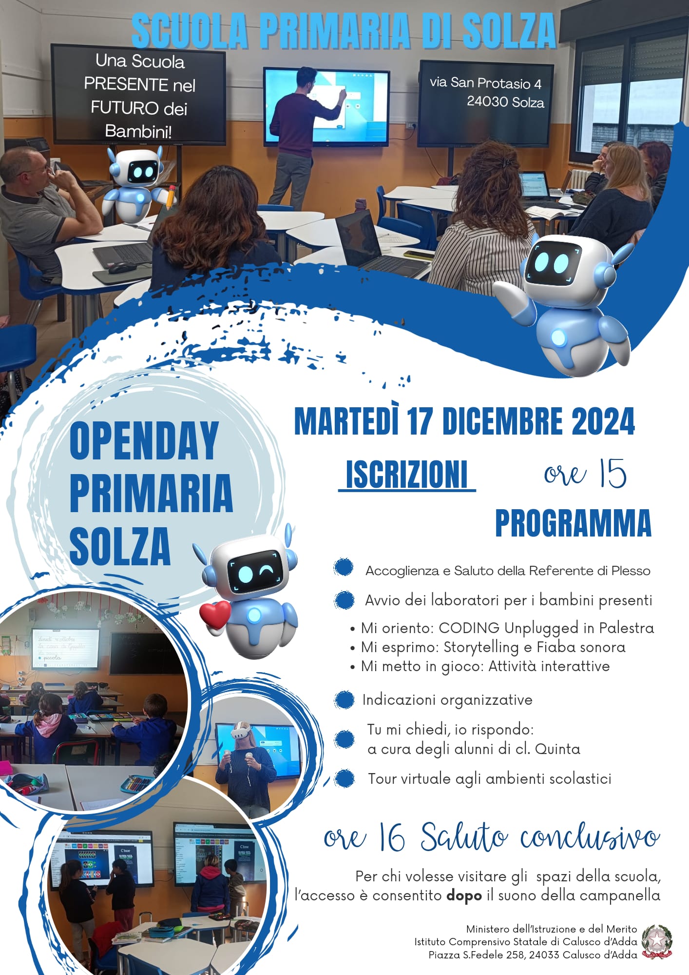 OPEN DAY SCUOLA PRIMARIA DI SOLZA