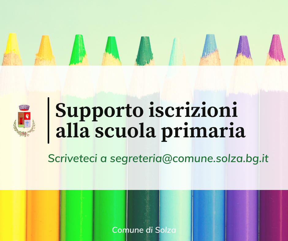 Supporto iscrizioni alla primaria