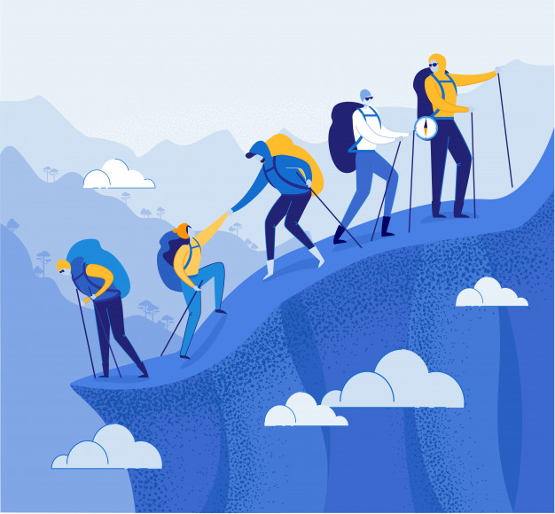 climbers-group-helping-each-other-mountains_82574-9628