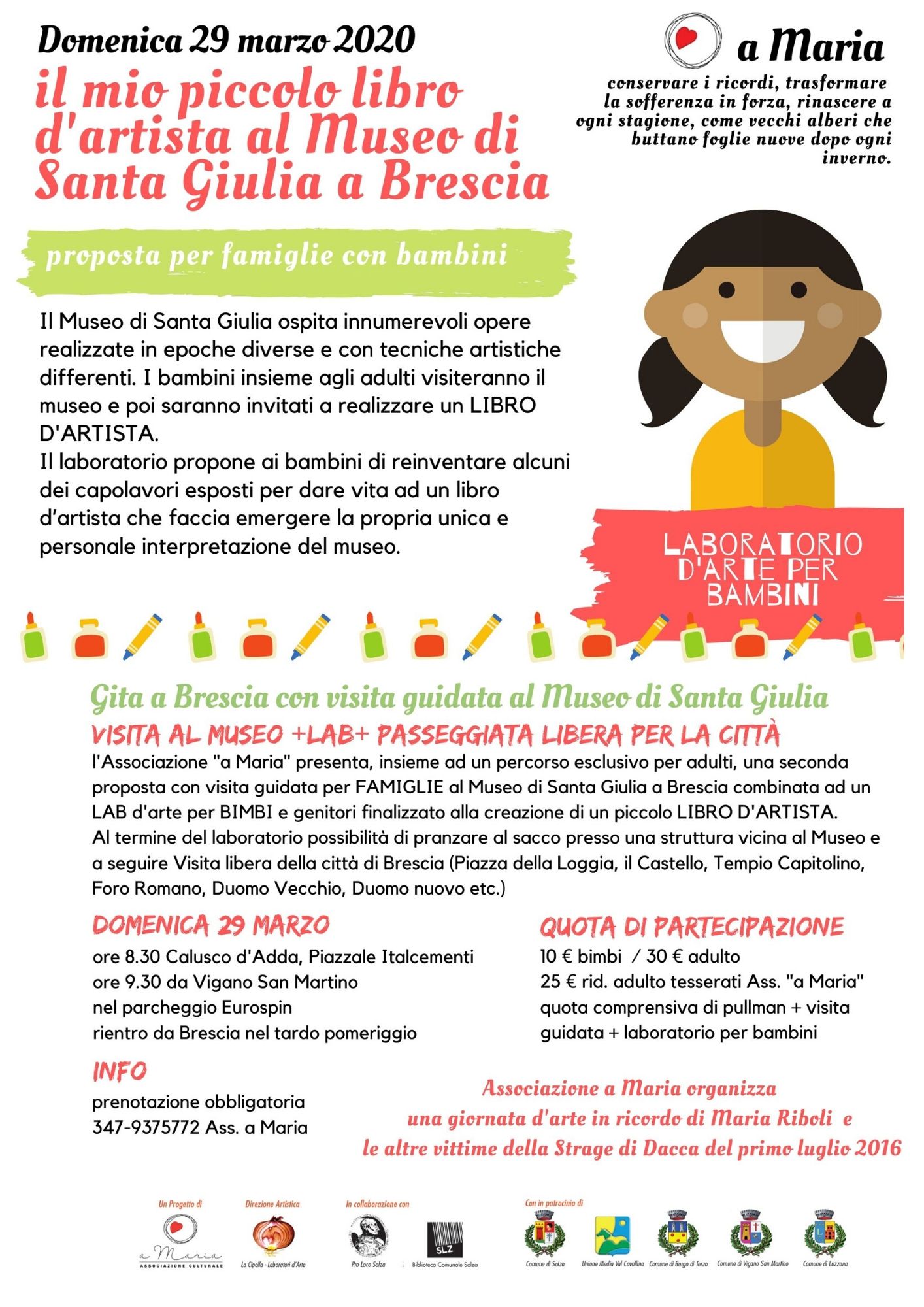  Visita al Museo di Santa Giulia -  Domenica 29 marzo - A Maria