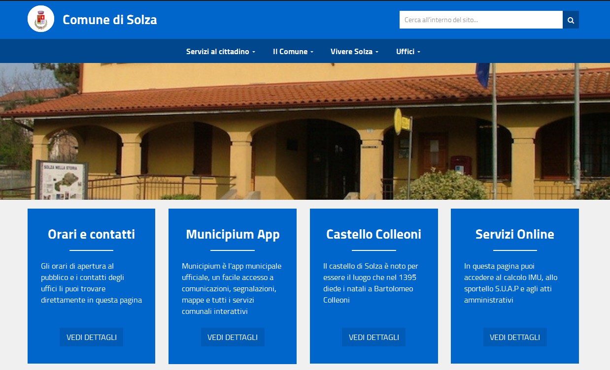 Online il nuovo sito del Comune di Solza