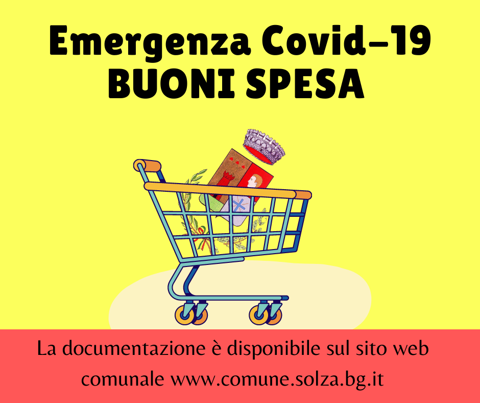 Nuovo bando buoni spesa (scadenza 7 maggio 2021)