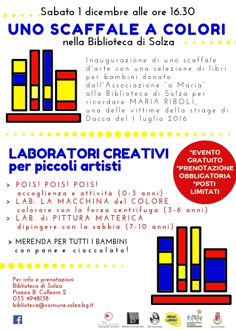 Uno scaffale a colori