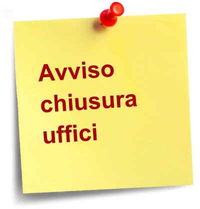 8 Dicembre: chiusura uffici 